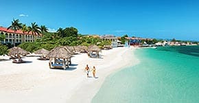 sandals jamaica - blue beach castaways travel