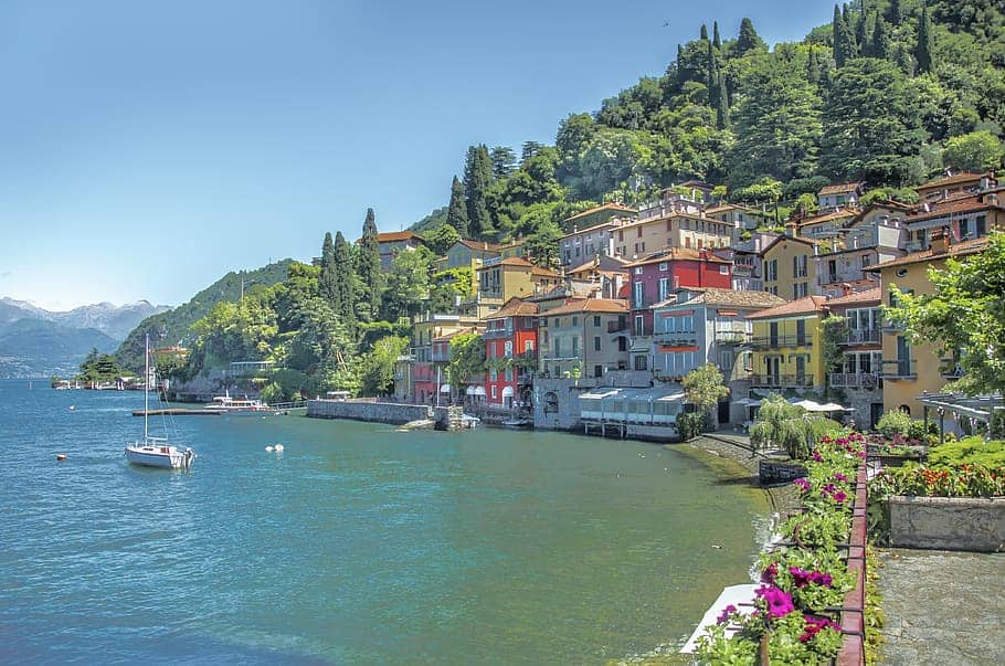 Italy Varenna Lake - Rhine Castles Swiss Alps and Lake Como