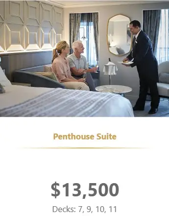 Oceania Allura Penthouse Suite
