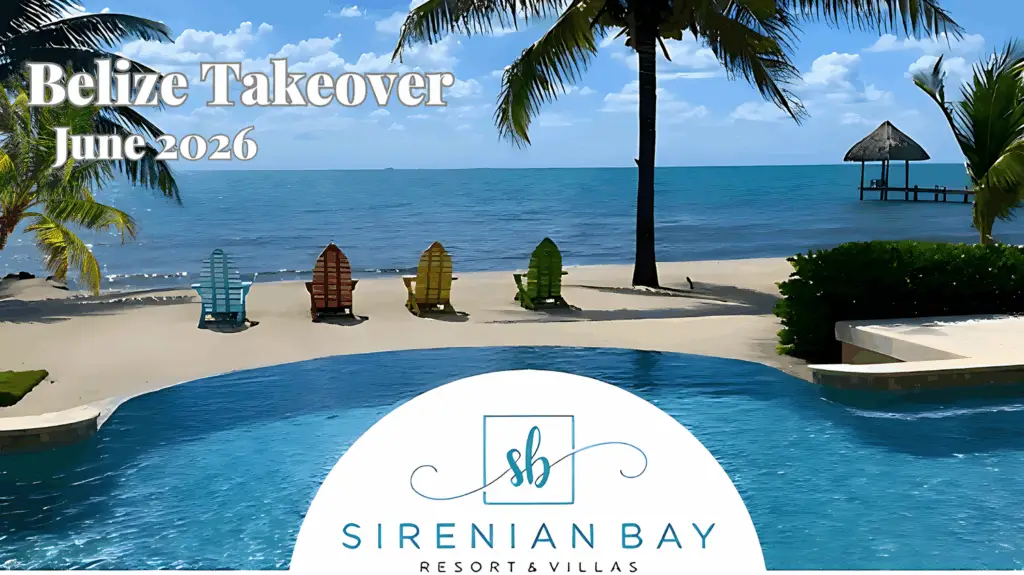 Belize Nude Resort Takeover hosted at Sirenian Bay Resort Placencia featuring beachfront pool and ocean views