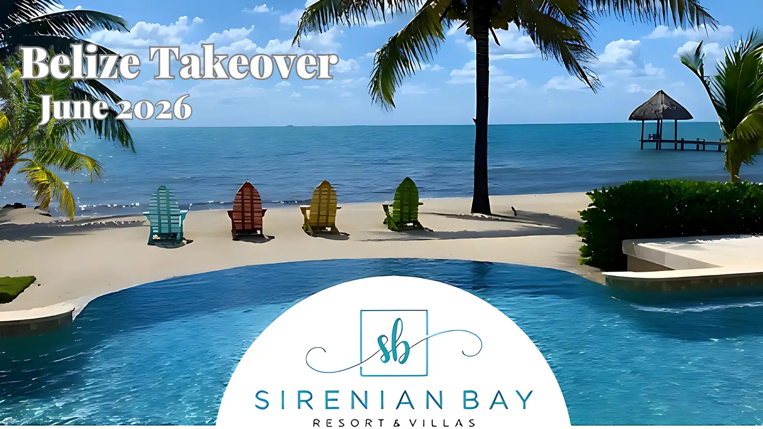Belize Nude Resort Takeover hosted at Sirenian Bay Resort Placencia featuring beachfront pool and ocean views