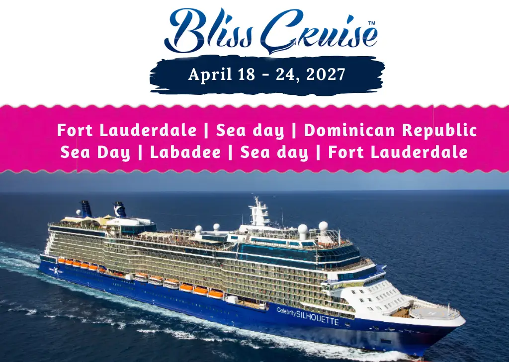Bliss Cruise April 2027 adults only swinger cruise for couples visiting the Dominican Republic and Labadee with sexy nightlife and clothing-optional freedom
