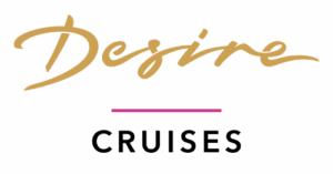 Desire Cruise logo representing couples only clothing-optional and swinger travel experiences