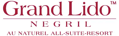 Grand Lido Negril logo, au naturel all-suite resort in Jamaica for adults only, luxury clothing-optional beach resort