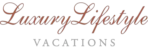 Luxury Lifestyle Vacations logo representing upscale adults only swinger travel experiences
