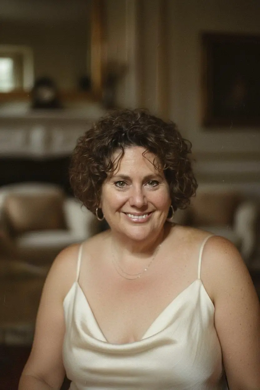 Swinger Cruise travel and nude beach expert and owner with curly hair representing Castaways Travel team