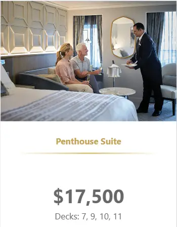 Oceania Allura Penthouse Suite