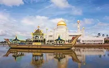 Brunei mosque port stop on the Desire cruise swinger Asia 2028 adults only cruise