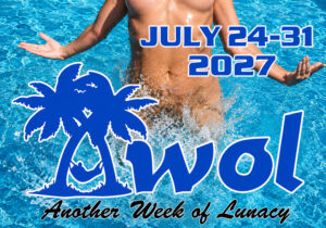 AWOL travel group enjoying beach fun during Hedonism II Jamaica nude and swingers lifestyle resort takeover