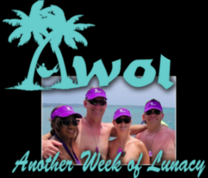AWOL travel group enjoying beach fun during Hedonism II Jamaica nude and swingers lifestyle resort takeover