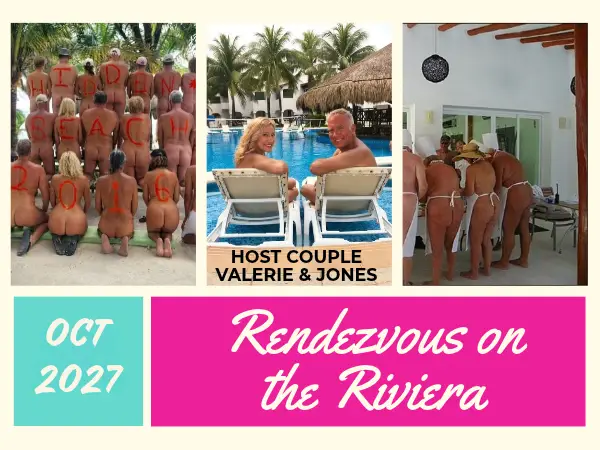 Hidden Beach Resort group trip October 2027 with host couple Valerie and Jones
