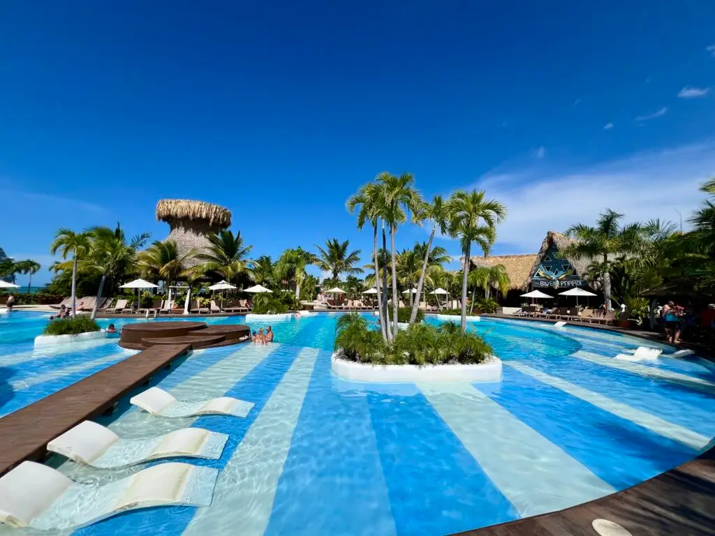 Taino Bay pool in Puerto Plata on the adults only clothing optional Temptation Cruise November 2028